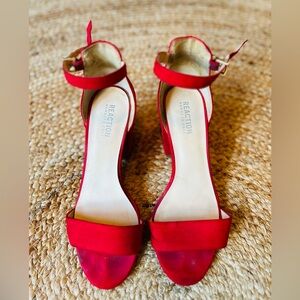 KENNETH COLE Sandals with small heels RED 7.5